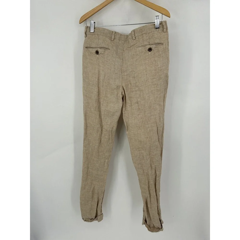Baird McNutt Linen Pants Murano Alex Fit size 30 mens